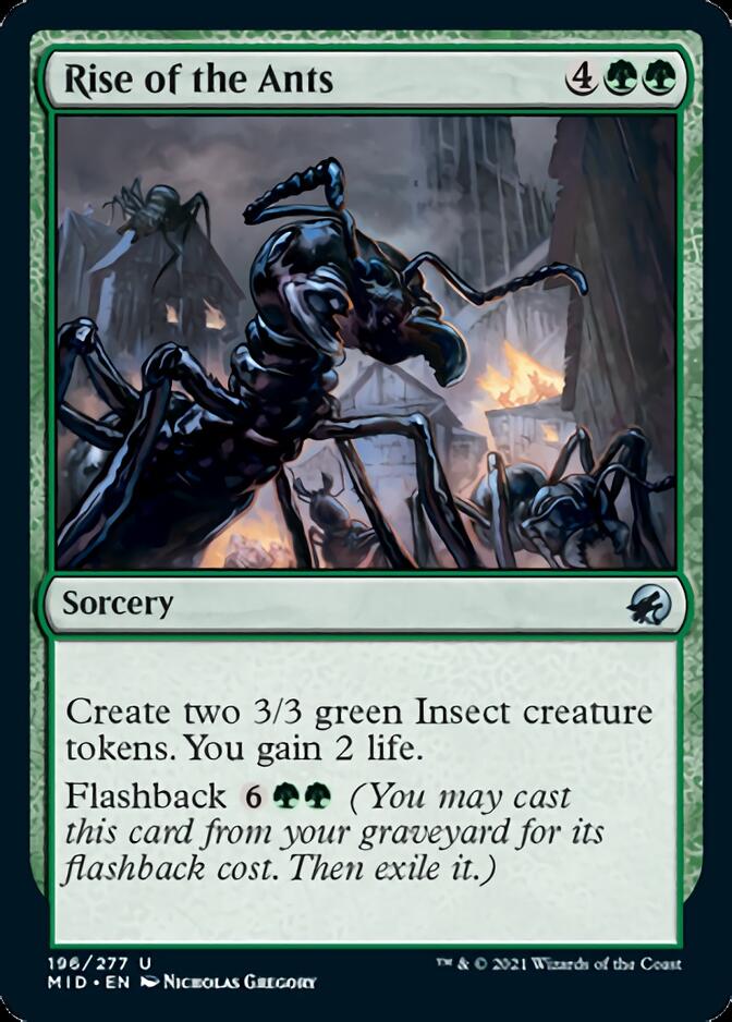 Rise of the Ants [Innistrad: Midnight Hunt] (MID 196)