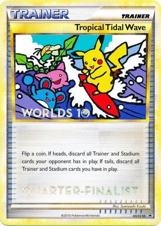 Tropical Tidal Wave Quarter Finalist (HGSS18) [HeartGold & SoulSilver: Black Star Promos]