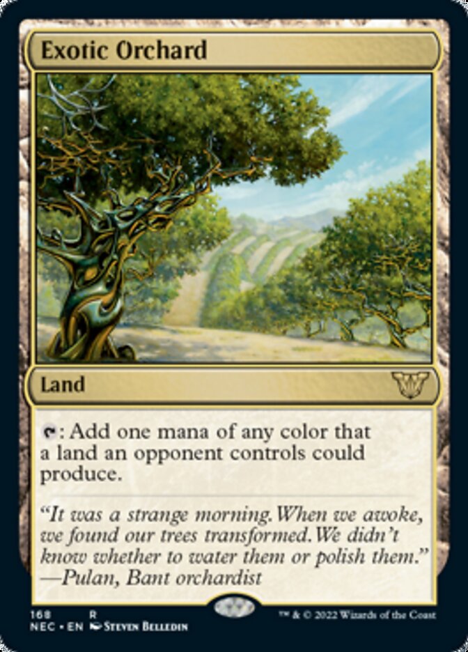 Exotic Orchard [Kamigawa: Neon Dynasty Commander] (NEC 168)