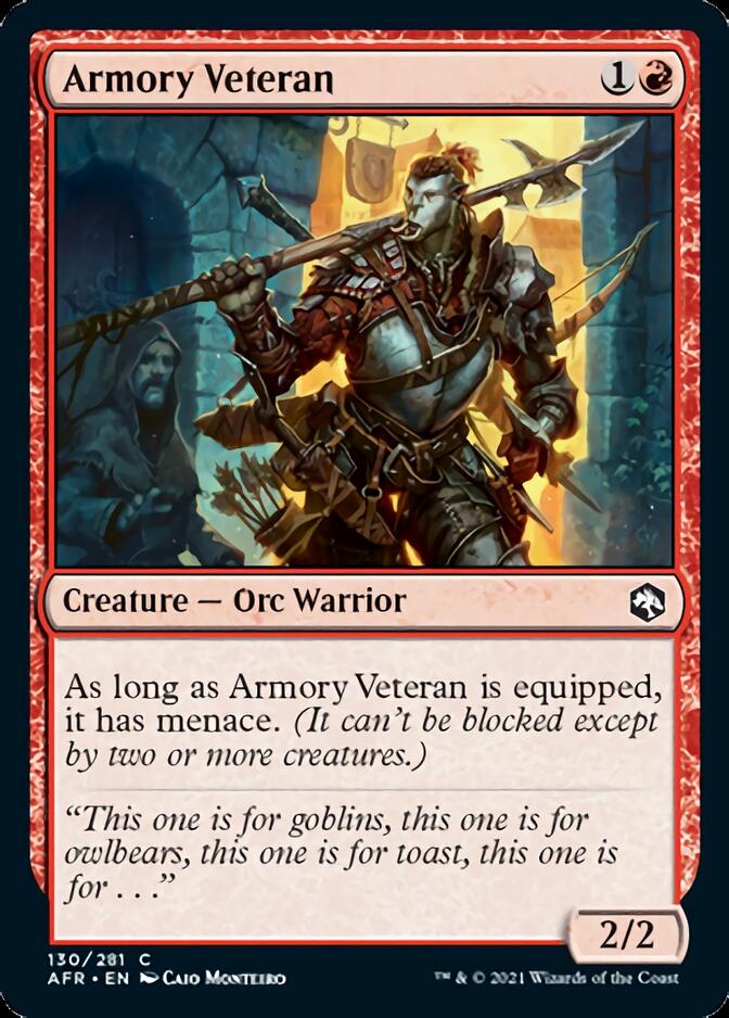 Armory Veteran [Dungeons & Dragons: Adventures in the Forgotten Realms] (AFR 130)