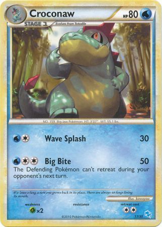 Croconaw (17/30) [HeartGold & SoulSilver: Trainer Kit - Gyarados & Raichu]