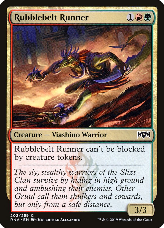 Rubblebelt Runner [Ravnica Allegiance] (RNA 202)