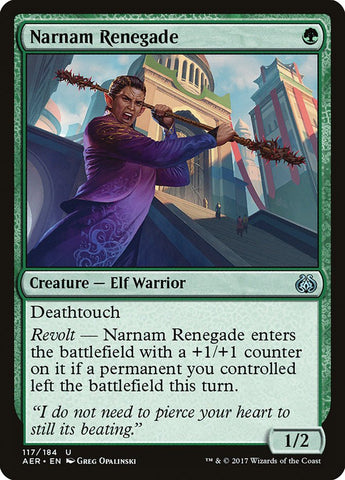 Narnam Renegade [Aether Revolt] (AER 117)