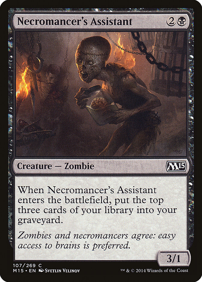 Necromancer's Assistant [Magic 2015] (M15 107)