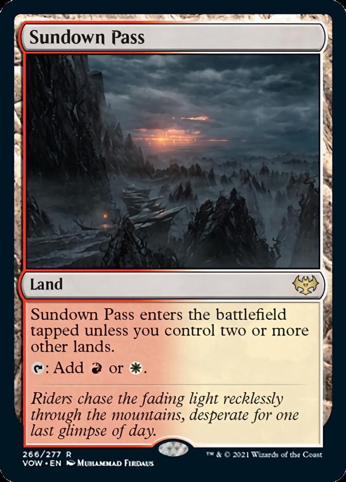 Sundown Pass [Innistrad: Crimson Vow] (VOW 266)