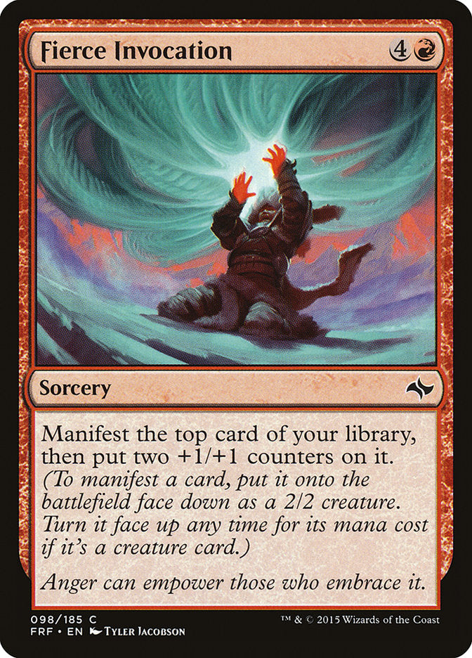 Fierce Invocation [Fate Reforged] (FRF 98)