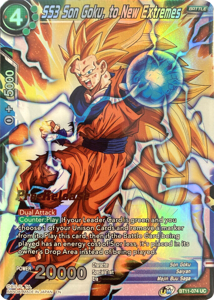 SS3 Son Goku, to New Extremes [BT11-074]