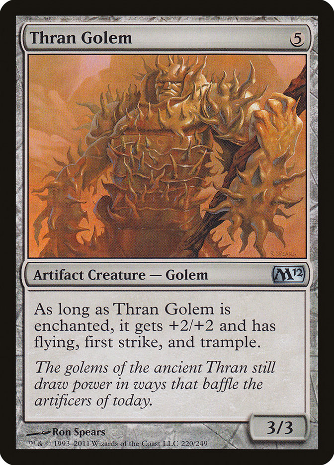 Thran Golem [Magic 2012] (M12 220)