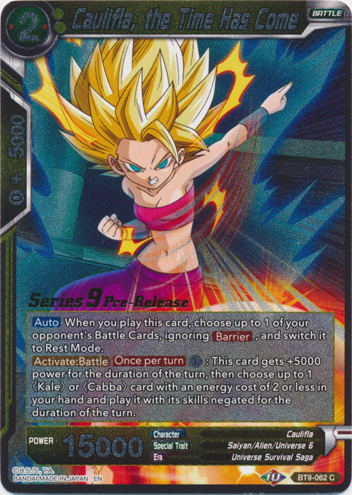 Caulifla, the Time Has Come [BT9-062]