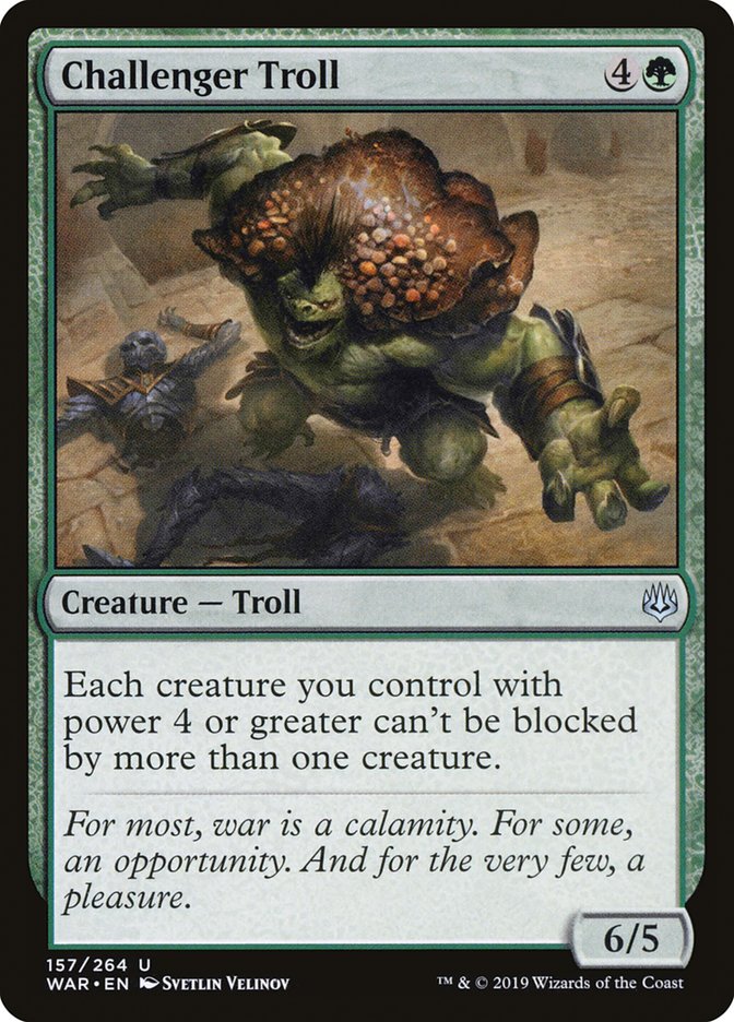 Challenger Troll [War of the Spark] (WAR 157)