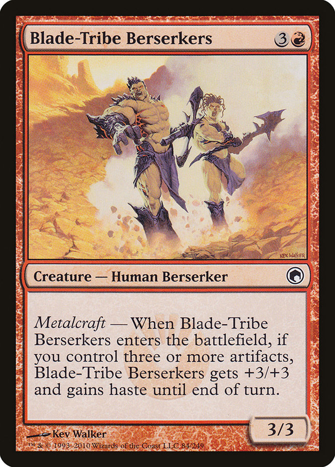 Blade-Tribe Berserkers [Scars of Mirrodin] (SOM 84)