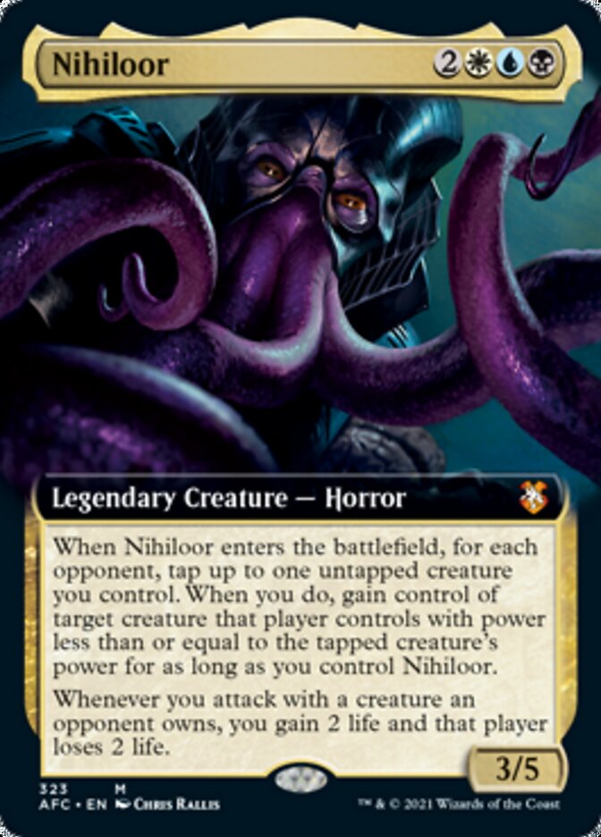 Nihiloor (Extended) [Dungeons & Dragons: Adventures in the Forgotten Realms Commander] (AFC 323)