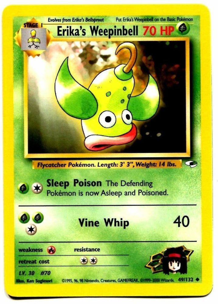 Erika's Weepinbell (49/132) [Gym Heroes]