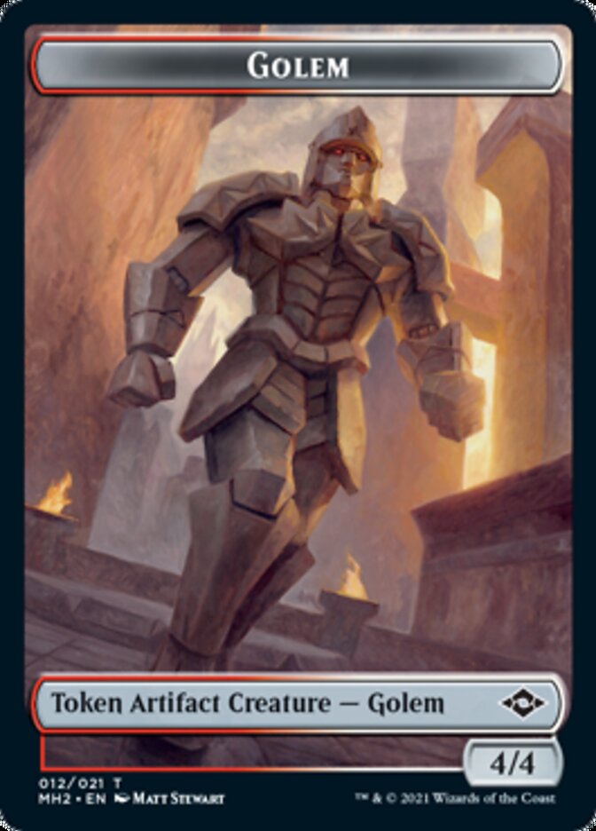 Clue Token (#15) // Golem Token [Modern Horizons 2 Tokens] (TMH2 15)
