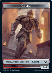 Clue Token (#15) // Golem Token [Modern Horizons 2 Tokens] (TMH2 15)