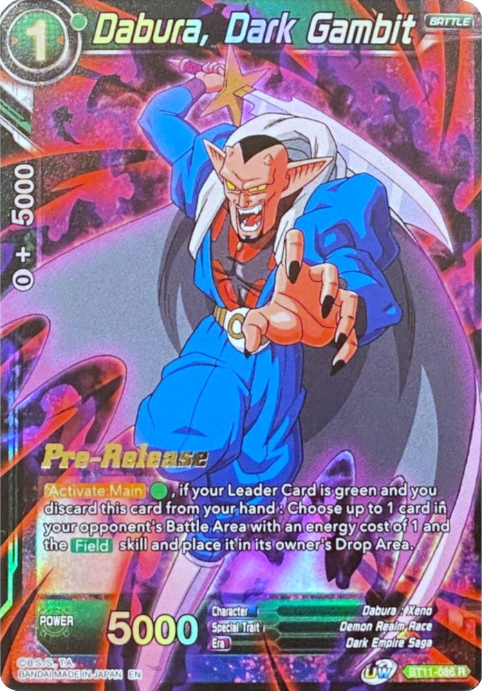 Dabura, Dark Gambit [BT11-086]