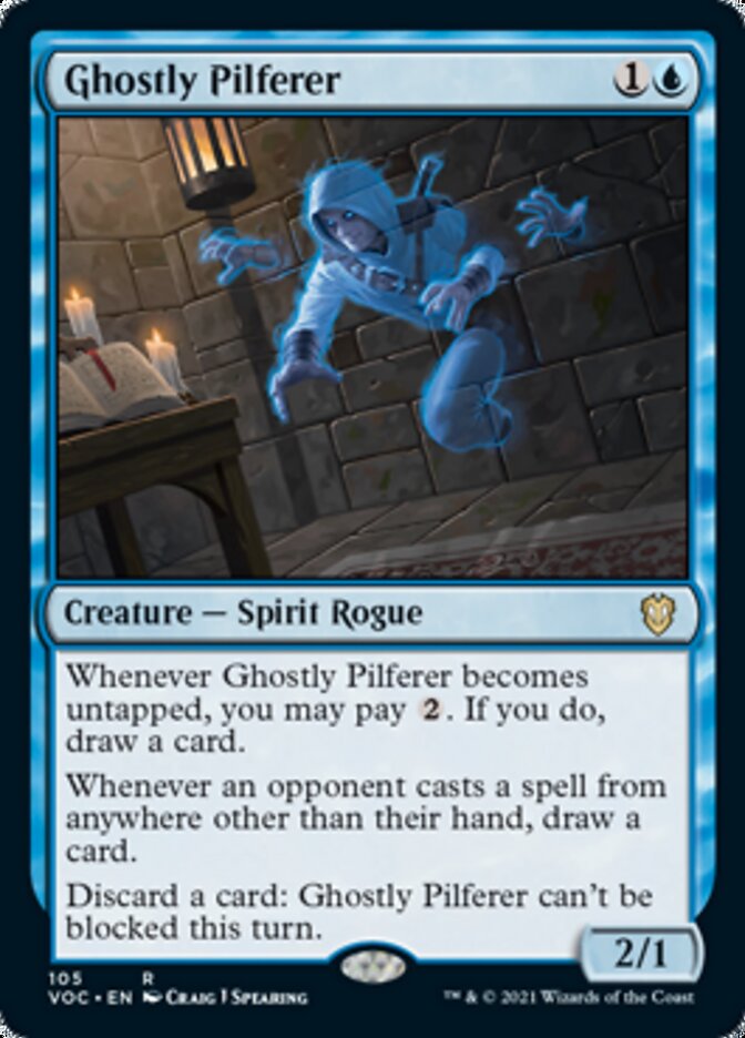 Ghostly Pilferer [Innistrad: Crimson Vow Commander] (VOC 105)