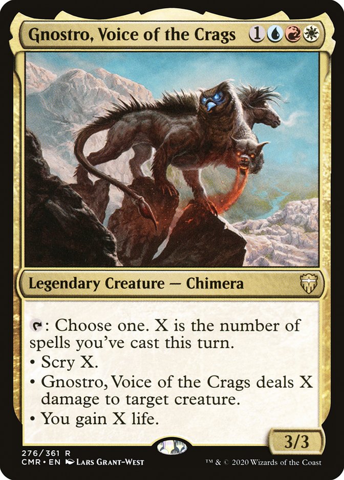 Gnostro, Voice of the Crags [Commander Legends] (CMR 276)