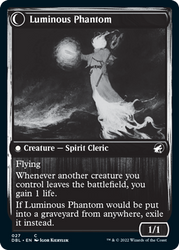 Lunarch Veteran // Luminous Phantom [Innistrad: Double Feature] (DBL 27)