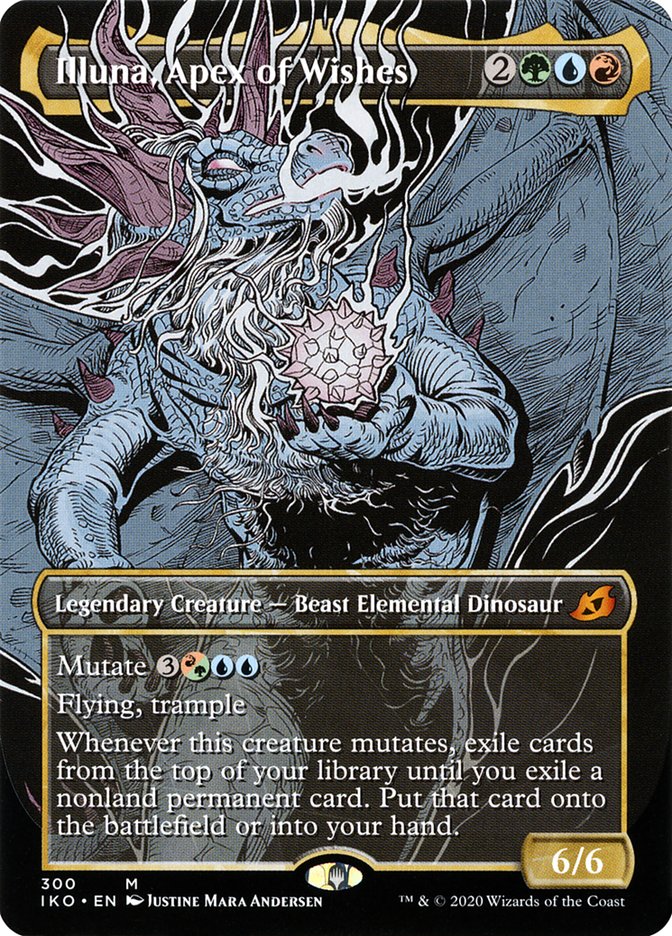 Illuna, Apex of Wishes (Showcase) [Ikoria: Lair of Behemoths] (IKO 300)
