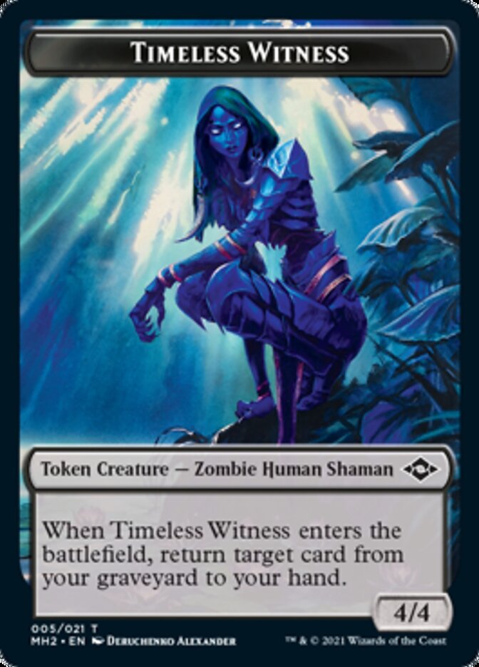 Timeless Witness Token // Treasure Token (#20) [Modern Horizons 2 Tokens] (TMH2 5)