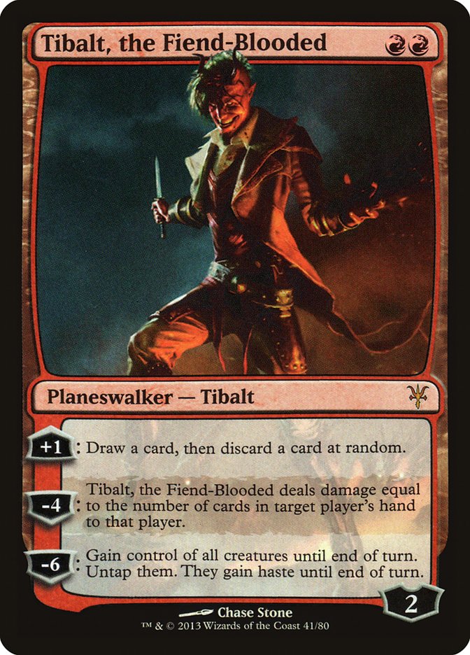 Tibalt, the Fiend-Blooded [Duel Decks: Sorin vs. Tibalt] (DDK 41)