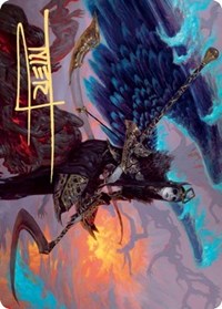 Eradicator Valkyrie Art Card (Gold-Stamped Signature) [Kaldheim: Art Series] (AKHM 94)