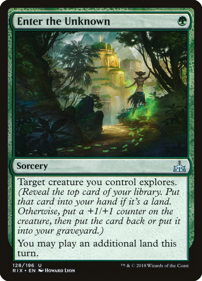 Enter the Unknown [Rivals of Ixalan] (RIX 128)