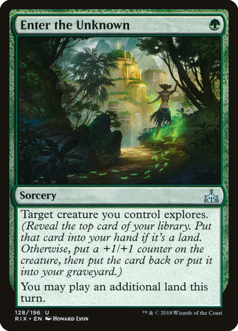 Enter the Unknown [Rivals of Ixalan] (RIX 128)