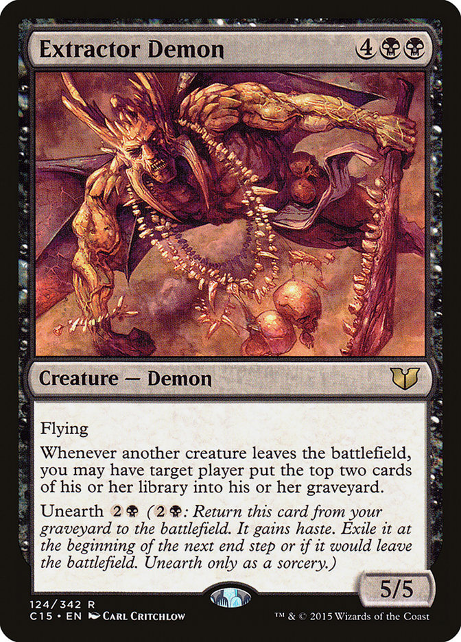 Extractor Demon [Commander 2015] (C15 124)