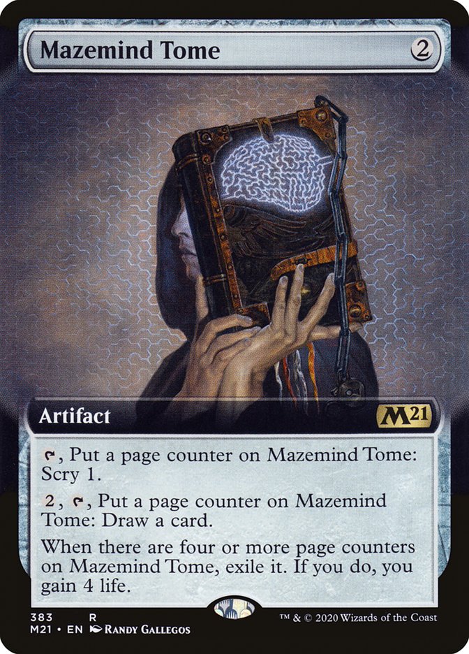 Mazemind Tome (Extended Art) [Core Set 2021] (M21 383)