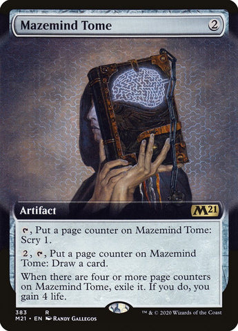 Mazemind Tome (Extended Art) [Core Set 2021] (M21 383)
