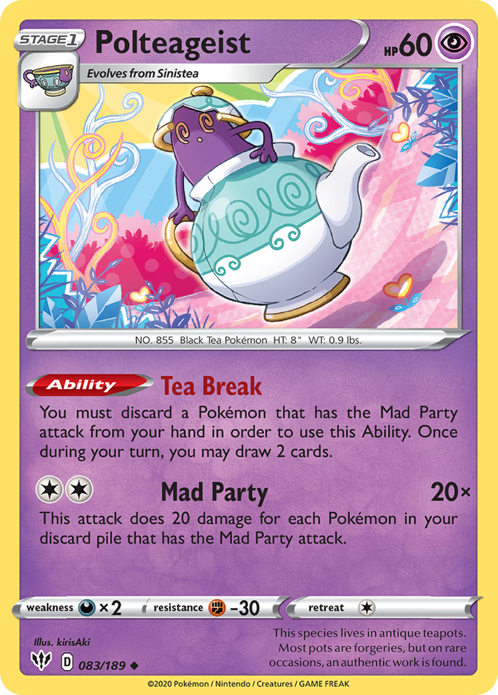 Polteageist (83/189) [Sword & Shield: Darkness Ablaze]
