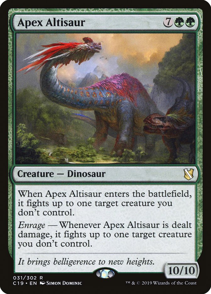 Apex Altisaur [Commander 2019] (C19 31)