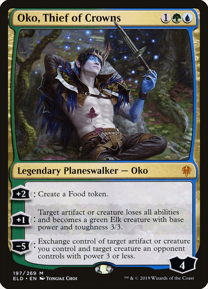 Oko, Thief of Crowns [Throne of Eldraine] (ELD 197)