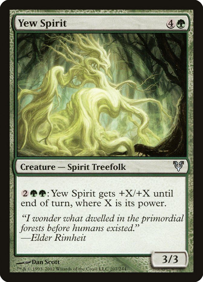 Yew Spirit [Avacyn Restored] (AVR 207)