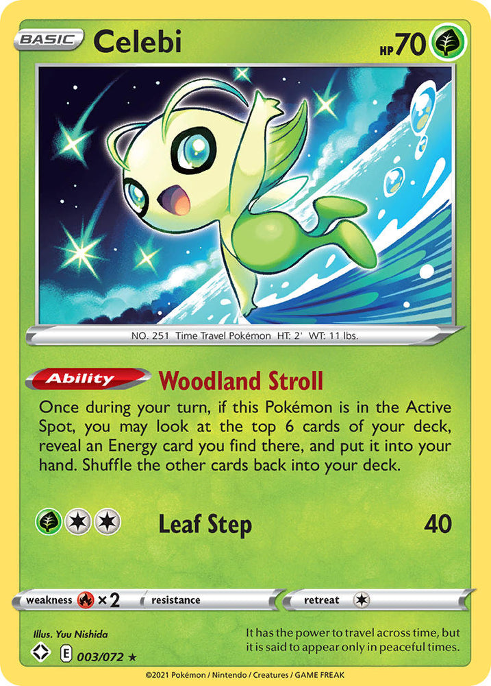 Celebi (3/72) [Sword & Shield: Shining Fates]