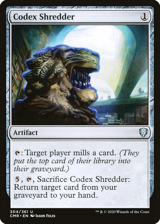 Codex Shredder [Commander Legends] (CMR 304)