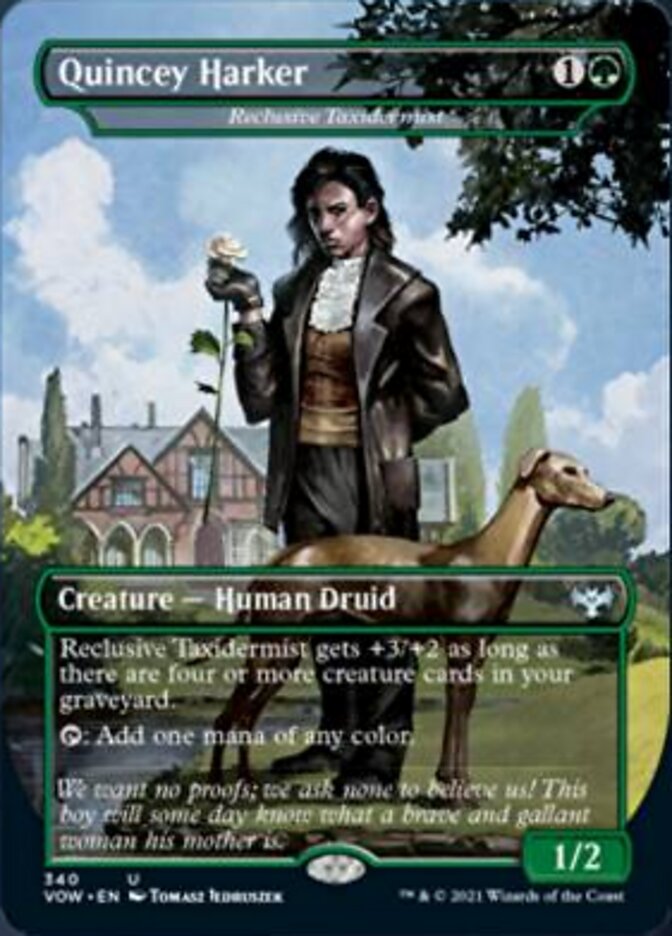 Reclusive Taxidermist - Quincey Harker [Innistrad: Crimson Vow] (VOW 340)