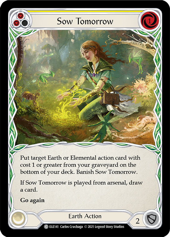Sow Tomorrow (Yellow) [ELE141] 1st Edition Rainbow Foil