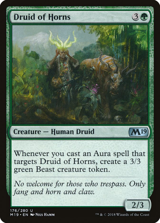 Druid of Horns [Core Set 2019] (M19 176)