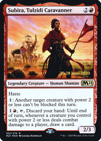 Subira, Tulzidi Caravanner  [Core Set 2021 Prerelease Promos] (PM21 162S)