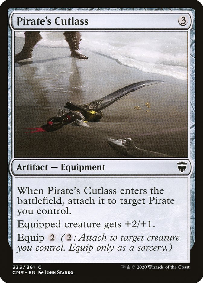 Pirate's Cutlass [Commander Legends] (CMR 333)