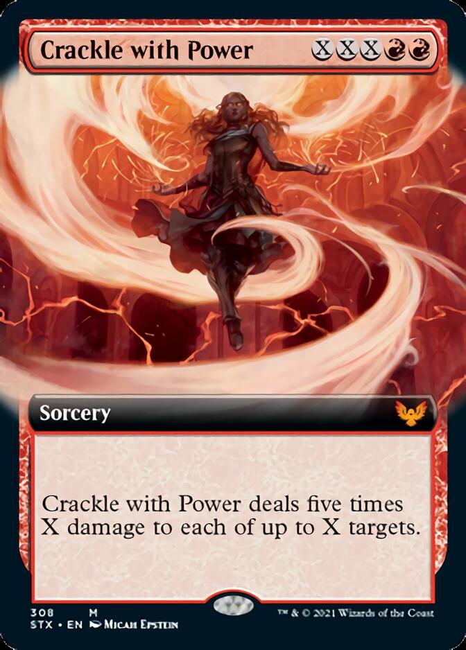 Crackle with Power (Extended) [Strixhaven: School of Mages] (STX 308)