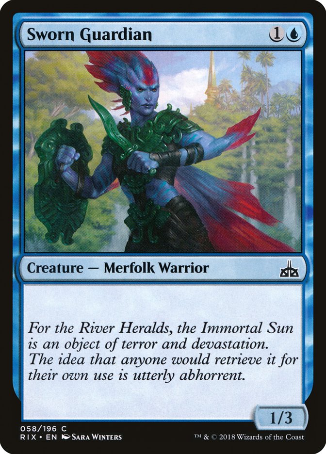 Sworn Guardian [Rivals of Ixalan] (RIX 58)