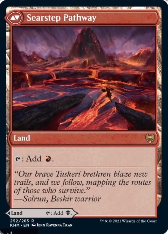 Blightstep Pathway // Searstep Pathway [Kaldheim] (KHM 252)
