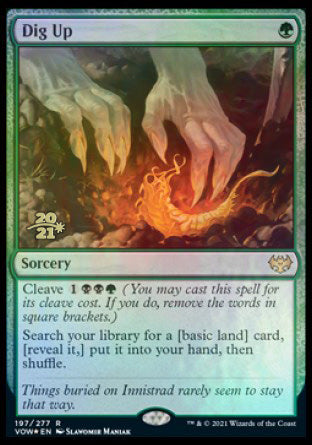 Dig Up [Innistrad: Crimson Vow Prerelease Promos] (PVOW 197)