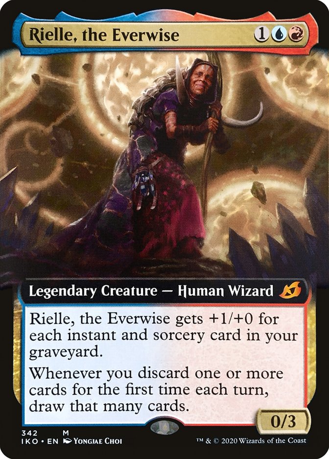 Rielle, the Everwise (Extended Art) [Ikoria: Lair of Behemoths] (IKO 342)