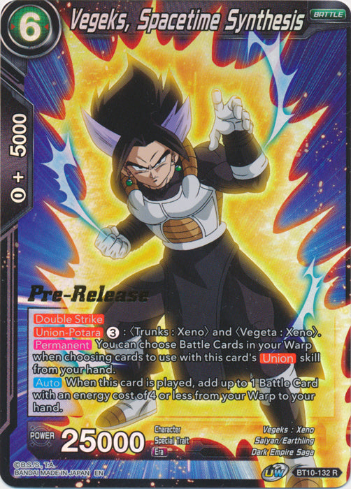 Vegeks, Spacetime Synthesis [BT10-132]