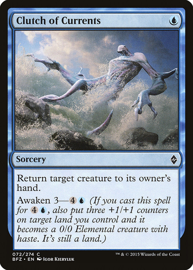 Clutch of Currents [Battle for Zendikar] (BFZ 72)